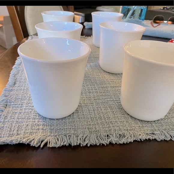 Other - Vintage Corelle Corning Winter Frost White Coffee cups 8 oz